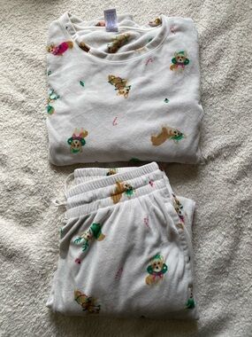 Sleep Chic Corgi Christmas/Holiday Pajama Set